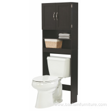 Wooden Standing Tall Black Bathroom Cabinet